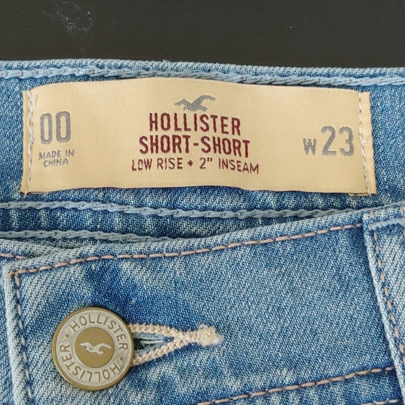 ☀SALE 4 for$20              Hollister Jean Short-Shorts - Picture 5 of 5